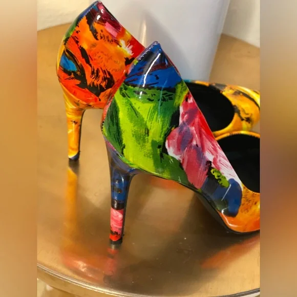 Floral Steve Madden Heels Size 7 - New without box - Picture 3 of 5